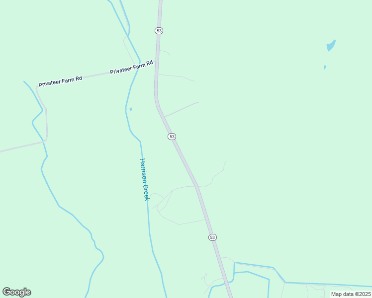 map of restaurants, bars, coffee shops, grocery stores, and more near 14960 North Carolina 53 in White Oak