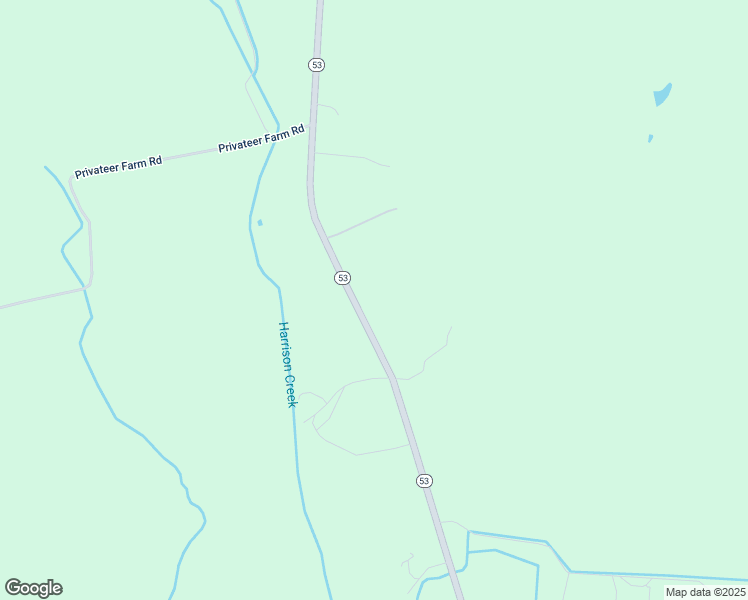 map of restaurants, bars, coffee shops, grocery stores, and more near 14960 North Carolina 53 in White Oak