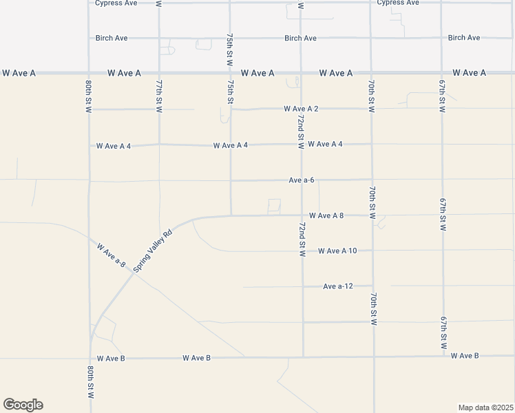 map of restaurants, bars, coffee shops, grocery stores, and more near 7315 West Avenue A 8 in Lancaster