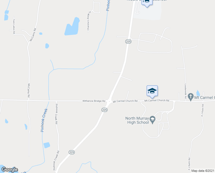 map of restaurants, bars, coffee shops, grocery stores, and more near 3735 Georgia 225 in Chatsworth