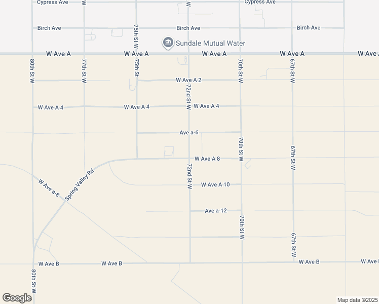 map of restaurants, bars, coffee shops, grocery stores, and more near 45501 72nd Street West in Lancaster