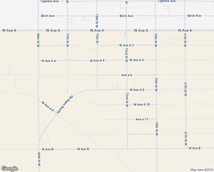 map of restaurants, bars, coffee shops, grocery stores, and more near 7315 West Avenue A 8 in Lancaster