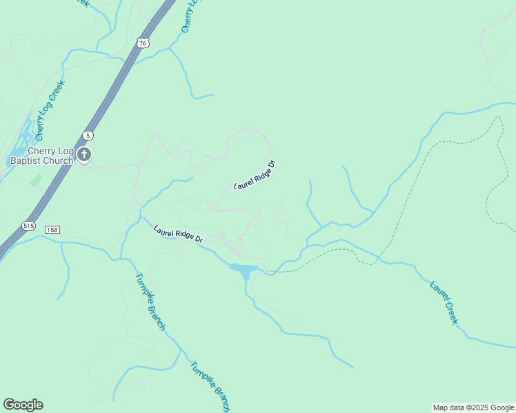 map of restaurants, bars, coffee shops, grocery stores, and more near 1157 Laurel Creek Road in Blue Ridge