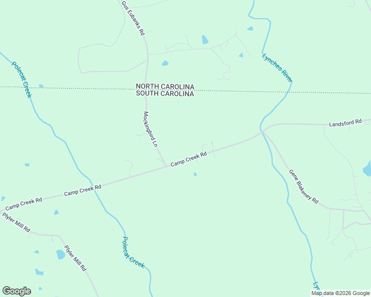 map of restaurants, bars, coffee shops, grocery stores, and more near 6593 Camp Creek Road in Lancaster