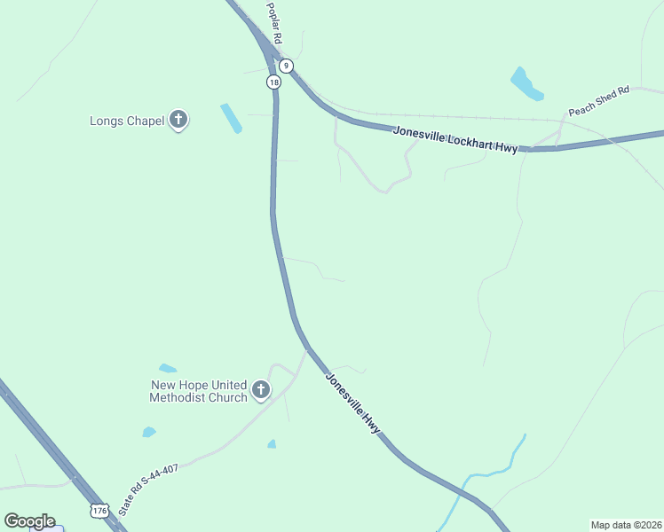 map of restaurants, bars, coffee shops, grocery stores, and more near 125 Fleming Hill Road in Jonesville