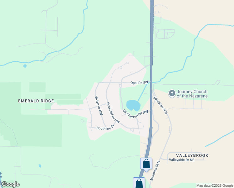 map of restaurants, bars, coffee shops, grocery stores, and more near 11019 Mount Charron Road Northwest in Huntsville