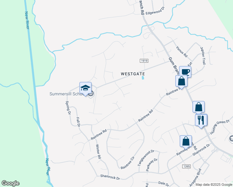 map of restaurants, bars, coffee shops, grocery stores, and more near 504 Crissy Drive in Jacksonville