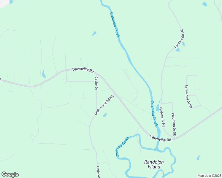 map of restaurants, bars, coffee shops, grocery stores, and more near 617 Dawnville Road Northeast in Dalton