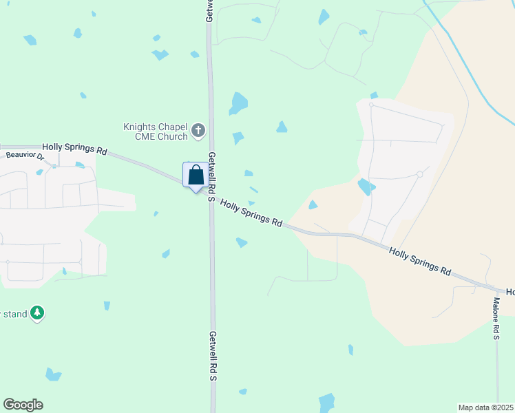map of restaurants, bars, coffee shops, grocery stores, and more near 3140 Holly Springs Road in Hernando