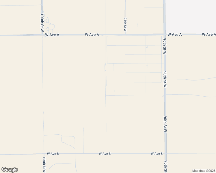 map of restaurants, bars, coffee shops, grocery stores, and more near 51201 90th Street West in Lancaster