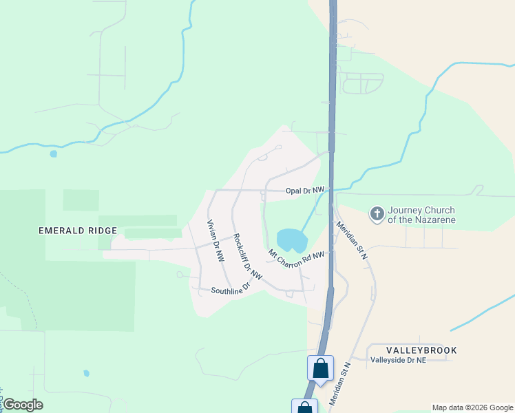 map of restaurants, bars, coffee shops, grocery stores, and more near 11019 Mount Charron Road Northwest in Huntsville