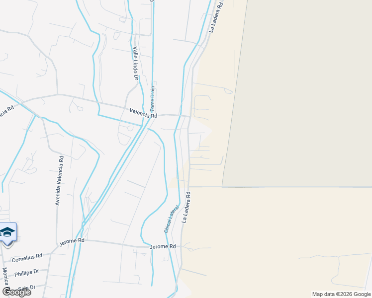 map of restaurants, bars, coffee shops, grocery stores, and more near 117 La Ladera Road in Los Lunas