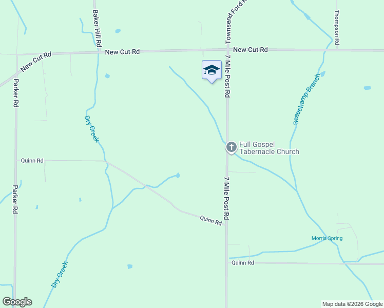 map of restaurants, bars, coffee shops, grocery stores, and more near 17493 7 Mile Post Road in Athens