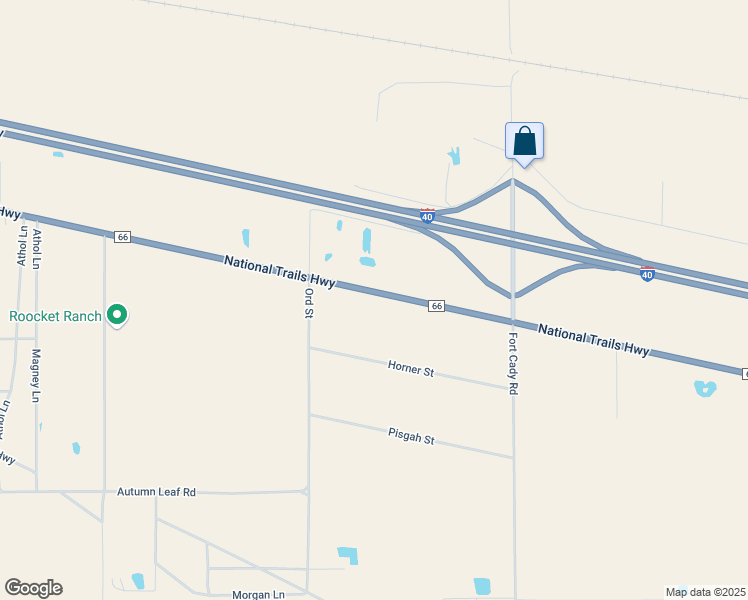 map of restaurants, bars, coffee shops, grocery stores, and more near in Newberry Springs