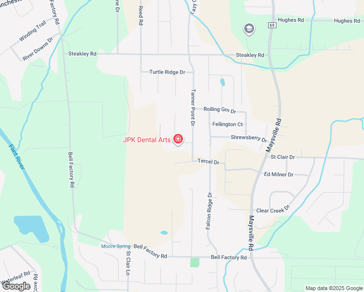 map of restaurants, bars, coffee shops, grocery stores, and more near 242 Tanner Point Drive in New Market