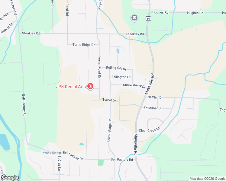 map of restaurants, bars, coffee shops, grocery stores, and more near 274 Falcon Ridge Drive in New Market