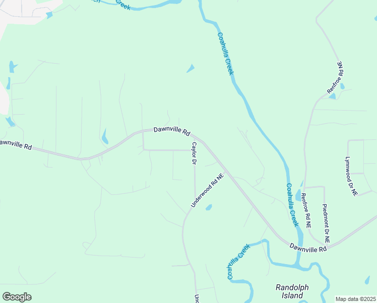 map of restaurants, bars, coffee shops, grocery stores, and more near 582 Dawnville Road Northeast in Dalton