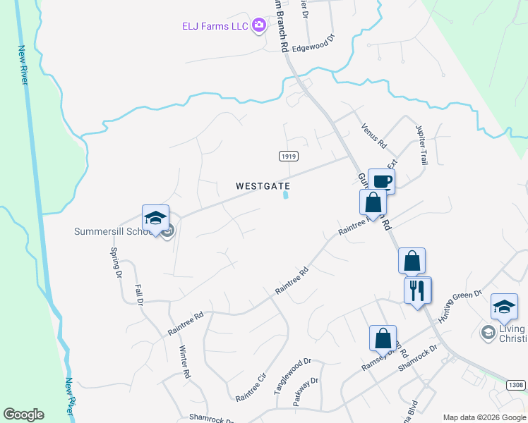 map of restaurants, bars, coffee shops, grocery stores, and more near in Half Moon