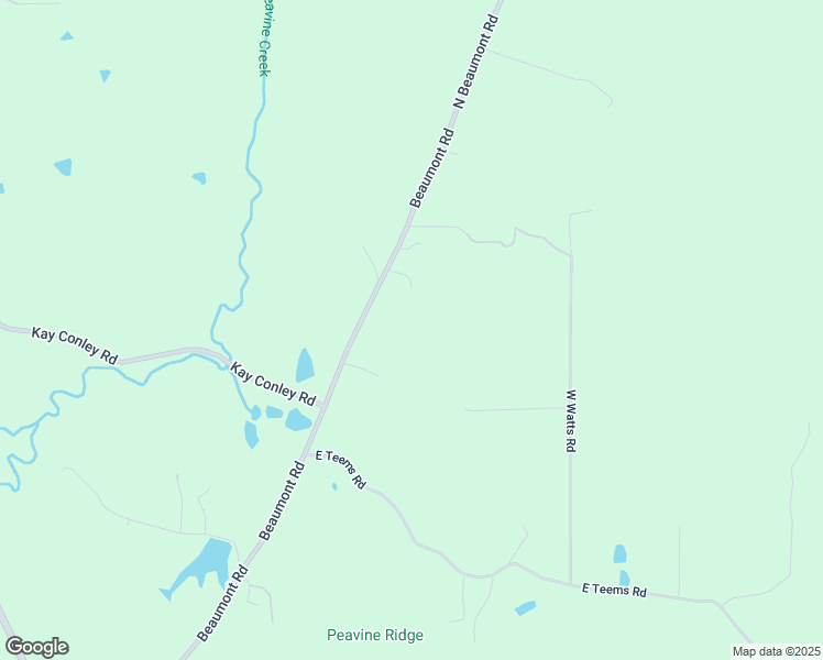 map of restaurants, bars, coffee shops, grocery stores, and more near 1230 Beaumont Road in Ringgold
