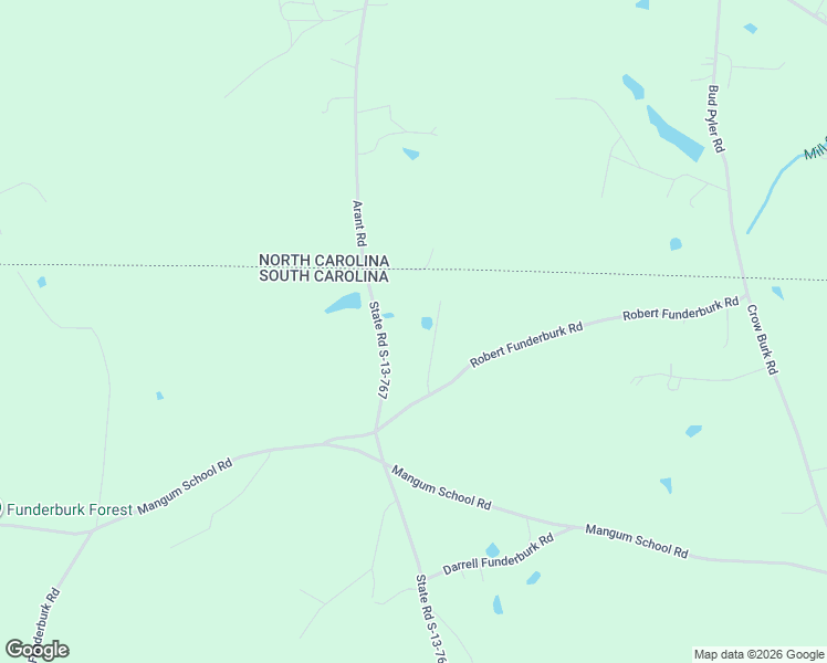 map of restaurants, bars, coffee shops, grocery stores, and more near 171 Courtney Place Lane in Pageland