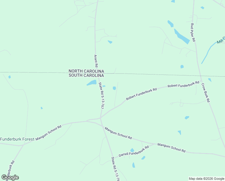 map of restaurants, bars, coffee shops, grocery stores, and more near 171 Courtney Place Lane in Pageland