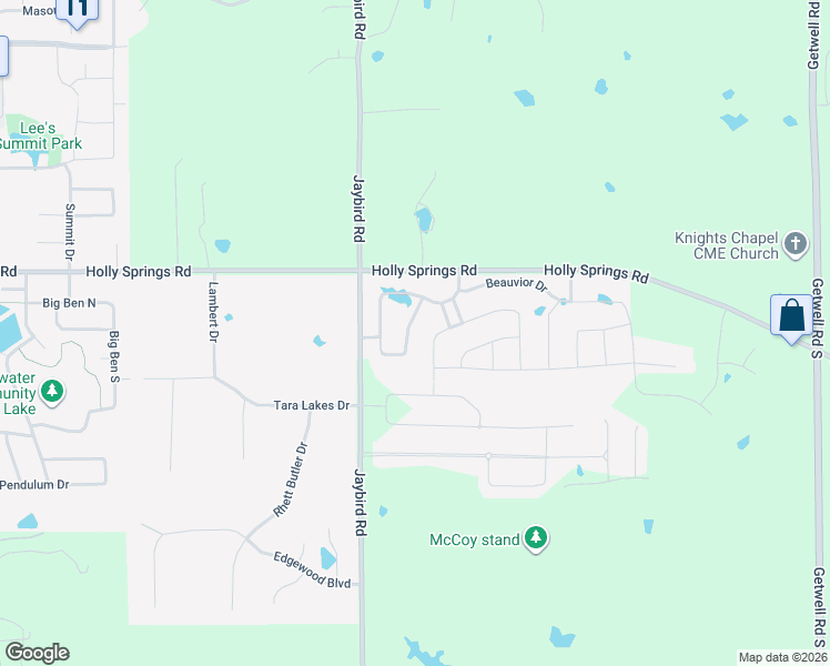 map of restaurants, bars, coffee shops, grocery stores, and more near 3104 East Jefferson Loop in Hernando