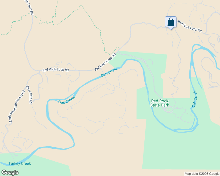 map of restaurants, bars, coffee shops, grocery stores, and more near 10 Russet Ridge Place in Sedona
