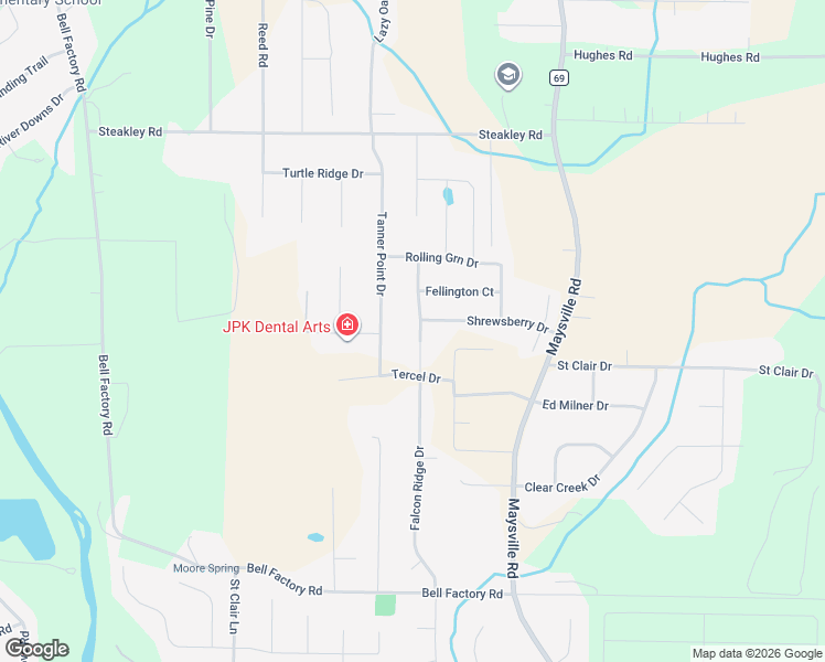 map of restaurants, bars, coffee shops, grocery stores, and more near 274 Falcon Ridge Drive in New Market