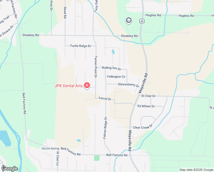 map of restaurants, bars, coffee shops, grocery stores, and more near 274 Falcon Ridge Drive in New Market