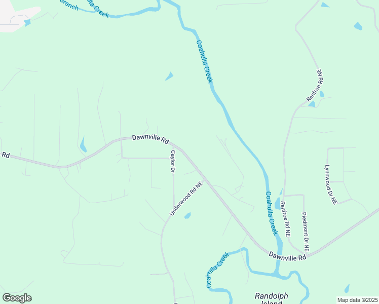 map of restaurants, bars, coffee shops, grocery stores, and more near 607 Dawnville Road Northeast in Dalton