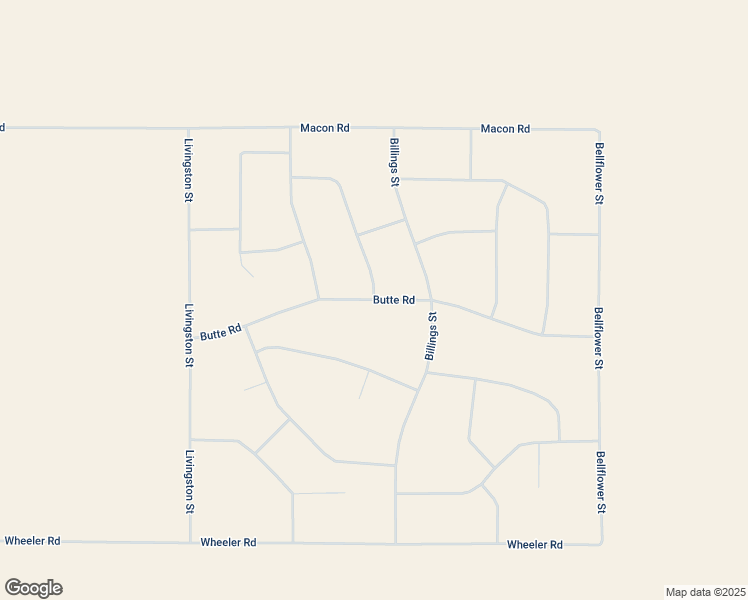 map of restaurants, bars, coffee shops, grocery stores, and more near Butte Road in San Bernardino County