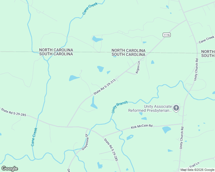 map of restaurants, bars, coffee shops, grocery stores, and more near State Road S-29-315 in Lancaster