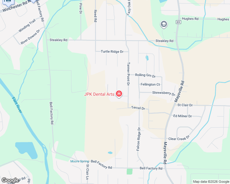 map of restaurants, bars, coffee shops, grocery stores, and more near 111 Turtle Point Drive in New Market