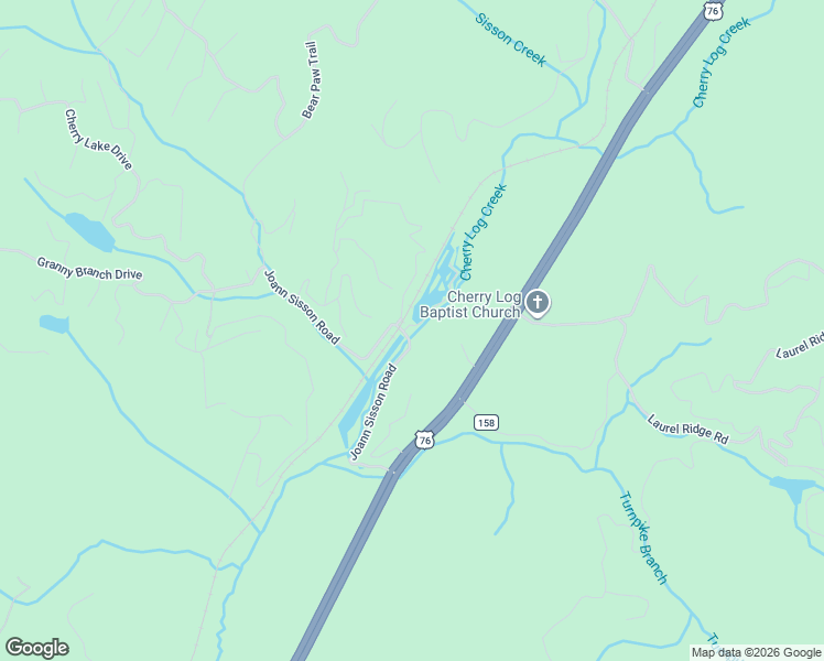 map of restaurants, bars, coffee shops, grocery stores, and more near 28 Bear Lake Drive in Blue Ridge