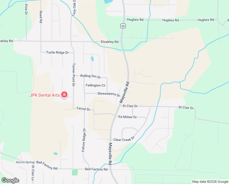map of restaurants, bars, coffee shops, grocery stores, and more near 300 Addison Ct in New Market