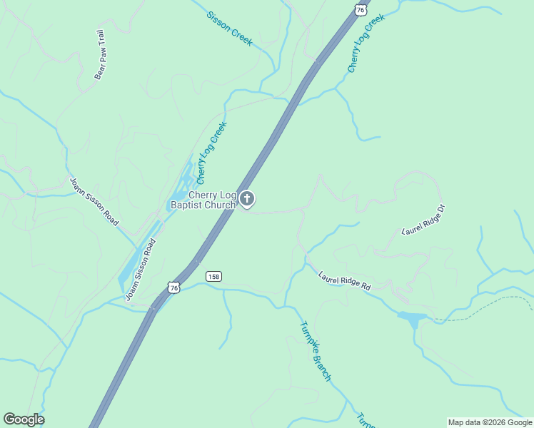 map of restaurants, bars, coffee shops, grocery stores, and more near 24 Laurel Ridge Drive in Blue Ridge