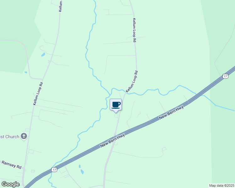map of restaurants, bars, coffee shops, grocery stores, and more near 1754 Kellum Loop Road in Jacksonville
