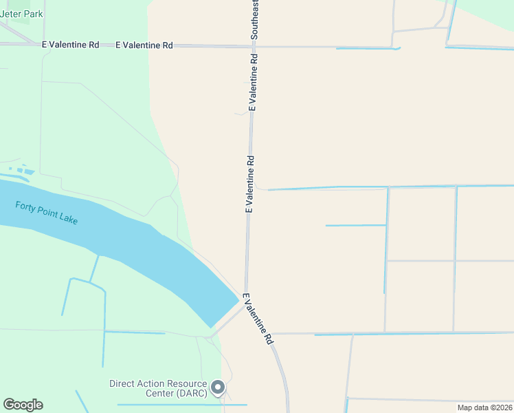 map of restaurants, bars, coffee shops, grocery stores, and more near 5704 East Valentine Road in North Little Rock