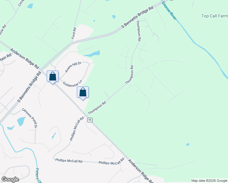 map of restaurants, bars, coffee shops, grocery stores, and more near 108 Strathaven Court in Greer