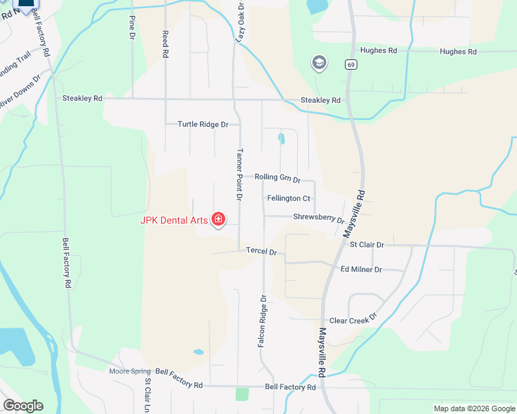 map of restaurants, bars, coffee shops, grocery stores, and more near 274 Falcon Ridge Drive in New Market