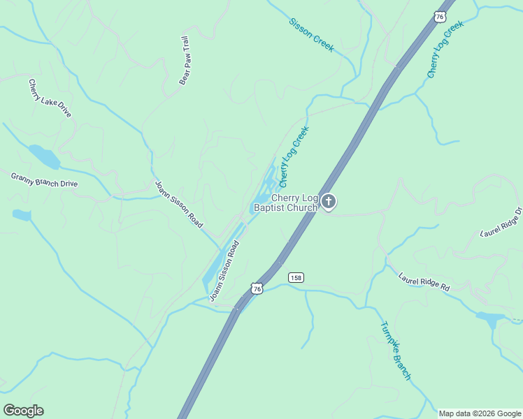 map of restaurants, bars, coffee shops, grocery stores, and more near 28 Bear Lake Drive in Blue Ridge