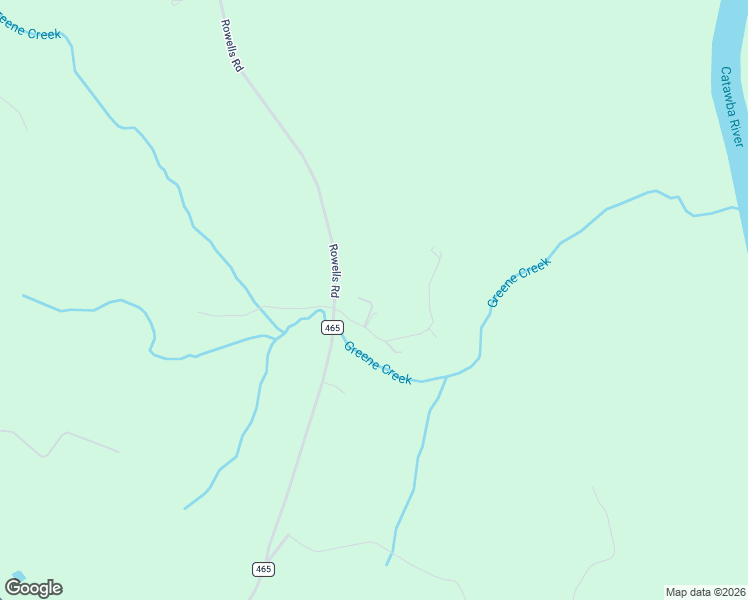 map of restaurants, bars, coffee shops, grocery stores, and more near 2323 Cherry Road in Catawba