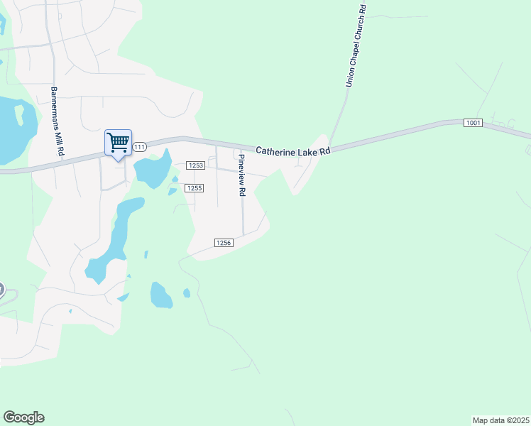 map of restaurants, bars, coffee shops, grocery stores, and more near 809 Quail Lane in Richlands