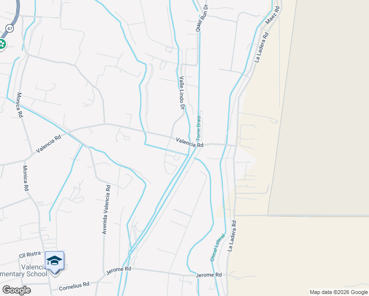 map of restaurants, bars, coffee shops, grocery stores, and more near 125A Valencia Road in Peralta