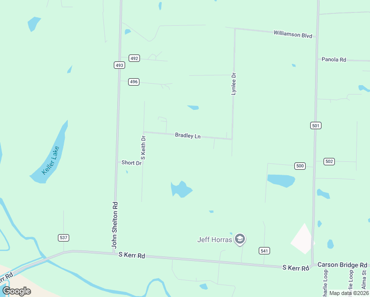 map of restaurants, bars, coffee shops, grocery stores, and more near 175 Bradley Lane in Lonoke