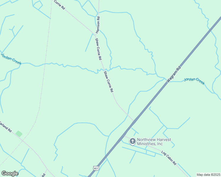 map of restaurants, bars, coffee shops, grocery stores, and more near 18160 Shaw Currie Road in Laurinburg