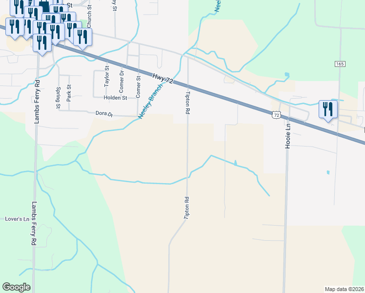 map of restaurants, bars, coffee shops, grocery stores, and more near 664-670 Tipton Road in Rogersville