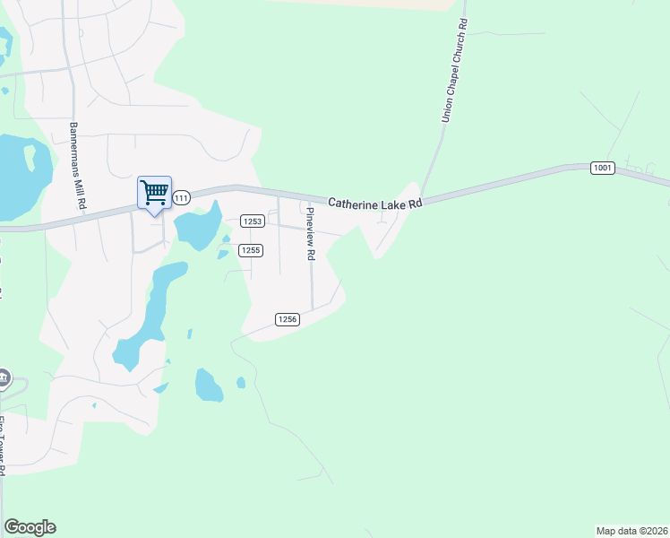 map of restaurants, bars, coffee shops, grocery stores, and more near 802 Quail Ln in Richlands