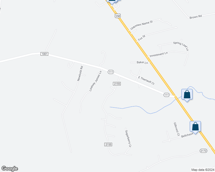 map of restaurants, bars, coffee shops, grocery stores, and more near 206 Shady Court in Jacksonville