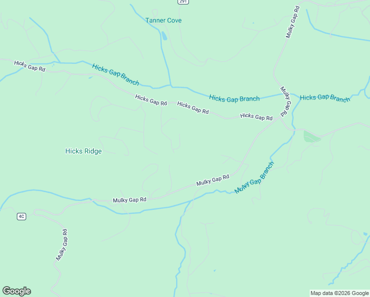 map of restaurants, bars, coffee shops, grocery stores, and more near 44 Bobcat Bend in Blairsville